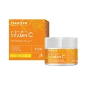 Kremy do twarzy - FLOSLEK Go For Glow Witamin C Krem nawilżający na dzień i noc rewitalizacja 50 ml - miniaturka - grafika 1