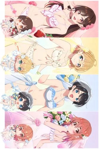 Plakat Anime Kanojo, Okarishimasu KO_032 A1+ Custom Manga