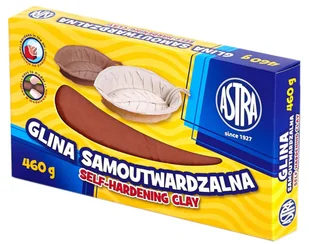 Brązowa glina samoutwardzalna 460g ASTRA - Masy plastyczne - miniaturka - grafika 1