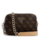Torebki damskie - GUESS Noelle kamera crossbody, brązowe logo, jeden rozmiar, Brązowe logo, Rozmiar Uniwersalny - miniaturka - grafika 1