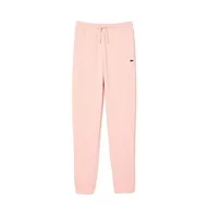 Spodnie damskie - Lacoste Damskie spodnie do biegania XF9216, damskie spodnie rekreacyjne, spodnie dresowe, odzież wypoczynkowa, Cerisier, 44 - miniaturka - grafika 1