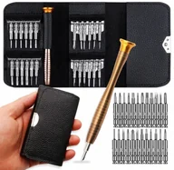 Śrubokręty - Zestaw precyzyjnych śrubokrętów 25w1 WKRĘTAKÓW DO NAPRAWY smartfona laptopa - miniaturka - grafika 1