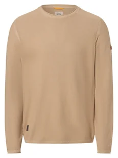 Camel Active Męski sweter Mężczyźni Bawełna beżowy jednolity, L - Swetry męskie - miniaturka - grafika 1