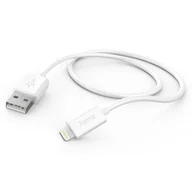 Kable USB - Kabel USB - Lightning HAMA 201579 1 m Biały - miniaturka - grafika 1