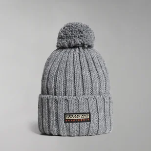 Męska Czapka zimowa NAPAPIJRI FEA 2 MEDIUM GREY MELANGE NP0A4GKA1601 – Szary - Czapki męskie - miniaturka - grafika 1
