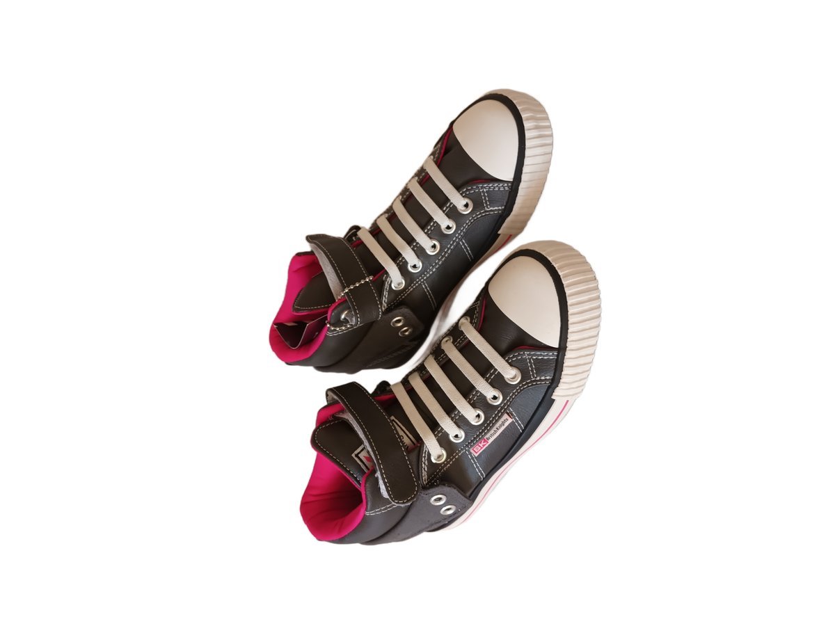 BRITISH KNIGHTS ROCO TRAMPKI DZIECIĘCE SZARE 33 4CA