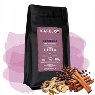 Kawa Kafelov smakowa KORZENNA 1000g mielona - Cappuccino i kawy smakowe - miniaturka - grafika 1