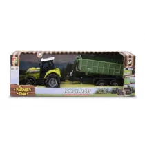 Mini farma Traktor z przyczepą - Samochody i pojazdy dla dzieci - miniaturka - grafika 5