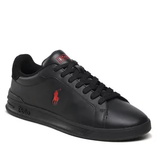 Półbuty męskie - Sneakersy Polo Ralph Lauren Hrt Ct Ii 809900935002 Black/Red Pp - grafika 1