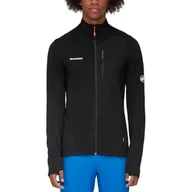 Kurtki męskie - Mammut Kurtka męska 1014 Midlayer Taiss, czarna, regular, czarny, S - miniaturka - grafika 1