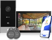 Domofony - Ezviz Wideodomofon EZVIZ HP5, sterowanie przez Wi-Fi Android / iOS, instalacja 2-żyłowa - miniaturka - grafika 1