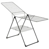 Suszarki na ubrania - Brabantia Składana suszarka na pranie czarna, 20 m - miniaturka - grafika 1