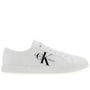 Buty Calvin Klein Jeans Essential Vulcanized 1 YM0YM00306-YBR - białe - Trampki męskie - miniaturka - grafika 1
