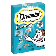 Przysmaki dla kotów - Dreamies Kremowy Przysmak dla Dorosłych 44x10 g Łosoś - miniaturka - grafika 1