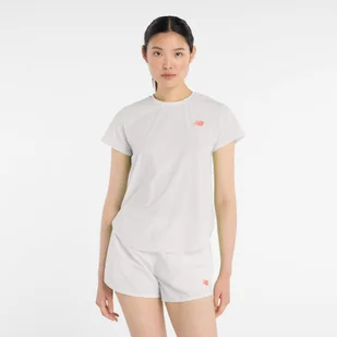 Koszulka damska New Balance WT51227GYM szara - Koszulki i topy damskie - miniaturka - grafika 1
