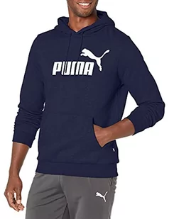 PUMA Męska bluza z kapturem Essentials duże logo polarowa bluza z kapturem, płaszcz dwurzędowy, L - Bluzy męskie - miniaturka - grafika 1