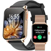 Smartwatch - Gravity GT17-5 PROF Czarny, Złoty - miniaturka - grafika 1