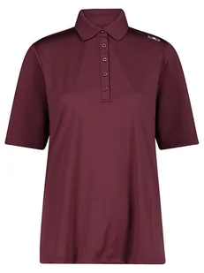 CMP Koszulka funkcyjna polo w kolorze czerwonym - Koszulki sportowe damskie - miniaturka - grafika 1