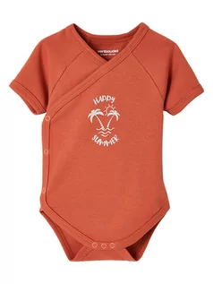Body dla niemowląt - vertbaudet Body (3 szt.) w kolorze pomarańczowym, szarym i kremowym - grafika 1