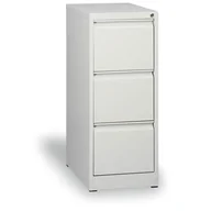 Szafy biurowe - B2B Partner Szafa kartotekowa A4, 3 szuflady, szara V003 - miniaturka - grafika 1