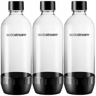 X3 Sodastream Butelka Saturatora Czarna 1L Bez Bpa - Saturatory - miniaturka - grafika 1