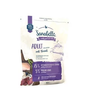 Sanabelle adult struś 400 g - Mokra karma dla kotów - miniaturka - grafika 1