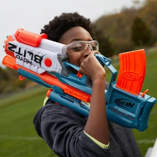 NERF Blaster Moto Blitz 2.0 Wyrzutnia strzałek automat + 22 strzałki - Zabawki militarne - miniaturka - grafika 9