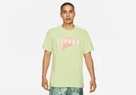 Koszulki męskie - Nike Air Jordan Jumpman Air Wordmark Tee Limelight - miniaturka - grafika 1