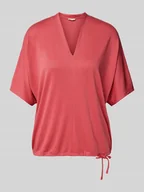 Koszulki i topy damskie - T-shirt o kroju relaxed fit z rękawami nietoperzami - miniaturka - grafika 1