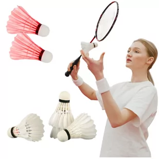 Zestaw 4 lotek z piór do badmintona - Badminton - miniaturka - grafika 1