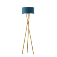 Lampy stojące - Drewniana lampa podłogowa z 3 nogami ELX - miniaturka - grafika 1