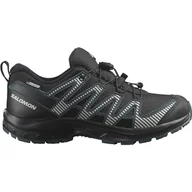Buty dla chłopców - Salomon XA PRO V8 CLIMASALOMON wodoodporne buty turystyczne, czarne/Phantom/Dark Slate, rozmiar 38, Black Phantom Dark Slate, 38 EU - miniaturka - grafika 1