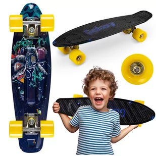 Qkids Designerska deskorolka dziecięca 2Y43BN 2Y43BN SAM  ONE SIZE - Deskorolki - miniaturka - grafika 1