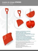 Łopaty do śniegu - Inny ŁOPATA DO ŚNIEGU STRONG - miniaturka - grafika 1