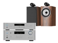 Zestawy stereo - Rotel RA-1572 MkII (srebrny) + RCD-1572 MkII (srebrny) + 705 S3 (mokka) - miniaturka - grafika 1