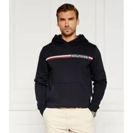 Bluzy damskie - Tommy Hilfiger Bluza CHEST STRIPE | Regular Fit - miniaturka - grafika 1