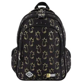 Plecaki szkolne i tornistry - STR Plecak 4-komorowy BP58 Cats złoty nadruk St.Right - miniaturka - grafika 1