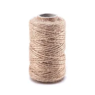Półfabrykaty do biżuterii - SZNUREK JUTOWY DO MARKAMY 2MM 100G DALPRINT - miniaturka - grafika 1