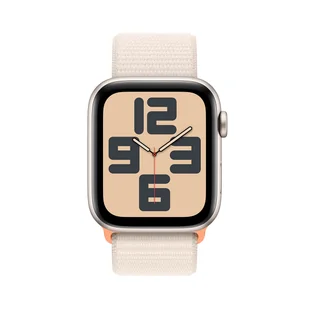 Apple Watch SE 2-gen GPS 44mm Opaska sportowa Beżowy - Smartwatch - miniaturka - grafika 2
