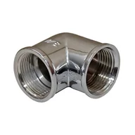 Akcesoria hydrauliczne - Kolanko nakrętne 3/8" chrom - miniaturka - grafika 1