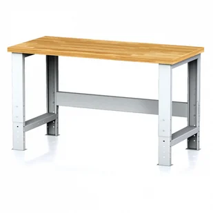 Alfa 3 Stoł warsztatowy MECHANIC, nogi regulowane, 1500x700x700-1055 mm 1262836 - Stoły warsztatowe - miniaturka - grafika 1
