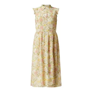 Sukienki - Sukienka midi z kwiatowym wzorem model Selene - Vila - grafika 1
