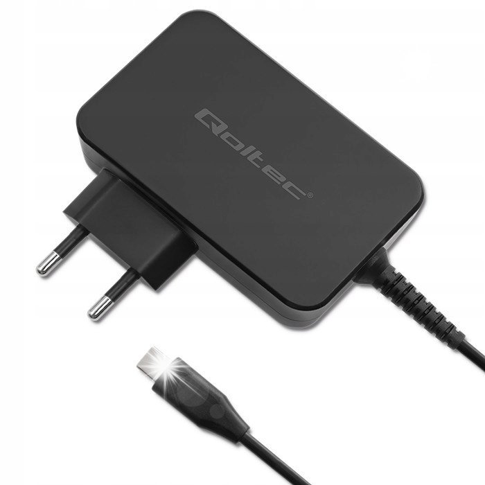 Szybka Ładowarka zasilacz do laptopa GaN POWER PRO 1xUSB-C 90W 5-20V 3-4.5A