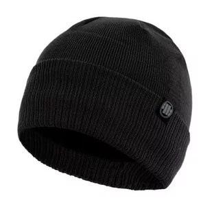 CZAPKA ZIMOWA BEANIE PIT BULL SMALL LOGO CZARNA - Czapki dla dzieci - miniaturka - grafika 1
