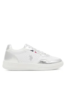 U.S. Polo Assn. Sneakersy DENNY004A Biały - Buty dla dziewczynek - miniaturka - grafika 1