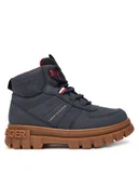 Buty dla chłopców - Tommy Hilfiger Trzewiki T3X5-34129-1696 S Granatowy - miniaturka - grafika 1