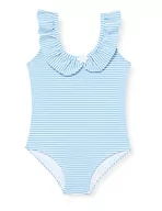 Stroje kąpielowe - Name It NMFZANNAH Swimsuit Noos jednoczęściowy kostium kąpielowy, Silver Lake Blue, 86/92 Dziewczyny - miniaturka - grafika 1