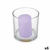 Świece - Świeca zapachowa 10 x 10 x 10 cm (6 sztuk) Lawendowa szklanka do napojów - miniaturka - grafika 1