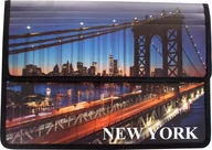 Teczki i skoroszyty - PANTA PLAST Teczka z klapką na rzepy A4 New York - miniaturka - grafika 1