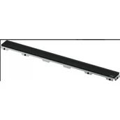 Odpływy liniowe - TECE 601294 TECEdrainline - Ruszt prosty ze szkła, szkło czarne satynowe 1200 mm - miniaturka - grafika 1